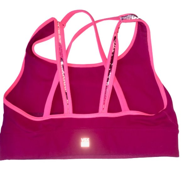 Victoria's Secret VSX Sports Bra Strappy Exercise Workout - Picture 10 of 11